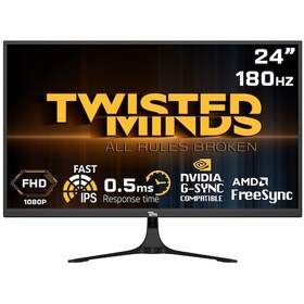 Resim Twısted Mınds 24" TM24FHD180IPS 0.5 MS Hz180 DP HDR10 FAST IPS FHD Gaming Monitör 