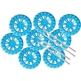 Resim Φ45mm Plastik Tekerlek 8 Adet Mavi 