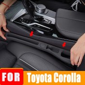 Resim Toyota Corolla Araba Koltuk Yan Boşluk Doldurma Şeridi, Sızdırmaz Depolama Kutusu, EVA Malzemesi, 2006-2023 Modelleri ile Uyumlu, Japon Markası 