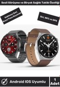 Resim Dt3 Mate Akıllı Saat Gt3 Benzeri Suya Ve Toza Dayanıklı Yuvarlak Smart Watch 