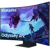 Resim Samsung Odyssey ARK LS55CG97WNUXUF 55" UHD 165 Hz 1 ms Pivot Asansör Multi View HDR10+ 1000R Gaming Monitör 