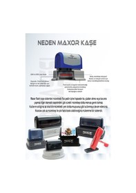 Resim Maxor Kaşe K-44 İsim-ünvan Kaşesi 1 Adet 