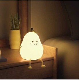 Resim Ankatek Renkli Modülü Ve Zaman Ayarlı Silikon Ayrılmaz Armut Gece Lambası - Çocuklar Ve Çiftler İçin Mükemmel Hediye Diğer Diğer 