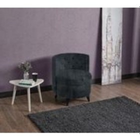 Resim Melina Kapitoneli Silinebilir Kumaş Konforlu Modern Tasarım Renk Seçenekli Sırtlı/sırtsız Puf / Tekli Sandalye E14 