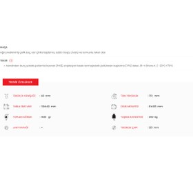 Resim Emes ED02 Zkp 125 Sabit Teker Ağır Tip 