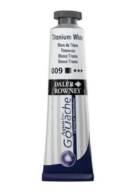 Resim Daler Rowney Aquafine Opak Guaj Boya 15Ml 009 Titanium White 