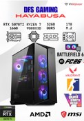 Resim MSI DFS GAMING HAYABUSA RYZEN 7 9800X3D-B650M-RTX 5070 TI 16GB-32GB DDR5 RAM-1TB M.2 SSD-OYUNCU BİLGİSAY 