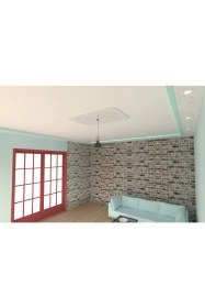 Resim Motifpiyer Lamba Tavan Göbeği-52-Dikdörtgen-DK-O-56 x 96 cm-2 Adet 