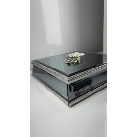 Resim Aynalı Kutu Gondol Şekerlik Sunumluk Söz Nişan Kız Isteme Çikolatalık Dekoratif Obje Biblo Süs Eşya 