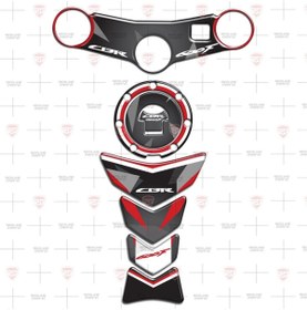 Resim Redline Grafik Cbr 600F Gidon Pad Mesnet Pedi Karbon Siyah Kırmızı Özel 2003-07 