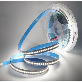Resim 5metre 240 Led/m Şerit Led Hortum 6500k Soğuk Beyaz Kendinden Yapışkanlı Güçlü Smd2835 12v Dc Ip20 