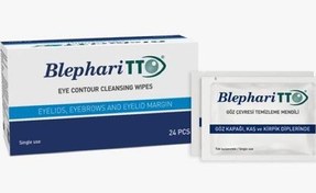 Resim Blepharitto Göz Çevresi ( Göz Kapağı,Kaş ve Kirpik Dipleri) Temizleme Mendili 24 Adet 