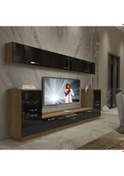 Resim Decoraktiv Trendstyle 9 Mdf Tv Ünitesi Tv Sehpası Pera - Siyah 