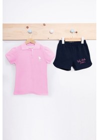 Resim U.S. Polo Assn. U.s. Polo Assn Kız Bebek Pembe Takım 5274-48163 Pembe 