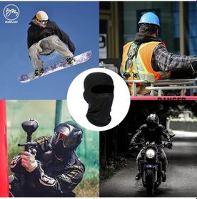 Resim Balaclava Soğuk Hava İçin Tam Yüz Maskesi - Kayak, Bisiklet, Koşu, Erkek Ve Kadınlar İçin Binicilik Dişlisi Erkekler İçin Erkekler İçin 