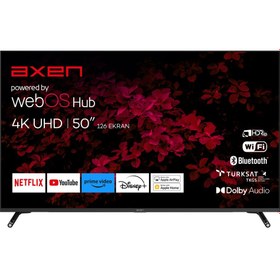 Resim Ax50Fıl242 50" 126Cm 4K Ultra Hd Uydu Alıcılı Webos Smart Led Tv 