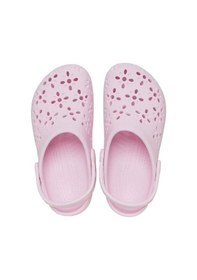 Resim Crocs Classic Floral Cut Out Clog T Çocuk Sandalet 210944-6zw Pembe 
