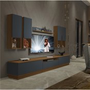 Resim Decoraktiv Trendstyle 8das Mdf Tv Ünitesi Tv Sehpası - Ceviz - Antrasit 