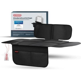 Resim Isofıx Uyumlu Çocuk Koltuğu Minderi Su Geçirmez, Kaymaz, File Cepli Koruma Pedi 