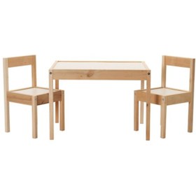 Resim Hopdiye Ikea Latt Çocuk Masa Seti Masa Ve 2 Sandalye 