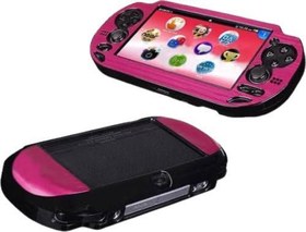 Resim Ps Vita 1000 Uyumlu Koruyucu Kapak Metal Full Koruma Kırmızı 