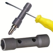 Resim Motosiklet Buji Kılıfı 16mm 18mm 21mm Altıgen Anahtar A7TC D8TC Buji Çıkarma ve Takma Aracı 