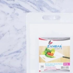 Resim Zenvia Sapsız Büyük Plastik Kesim Panosu 33.5X24CM (4887) ZNVA-GO3146 