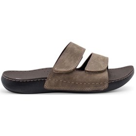 Resim Muya Luwih Anatomik Taban Dört Mevsim Erkek Terlik Vizon 