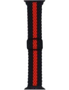 Resim Ayarlanabilir Çizgili Dokuma Naylon Kordon Saat Kordonu iOS Uyumlu Watch Ultra 49mm-Watch Ult Seri 9-8-7 Akıllı Saat Aks. 47273504 