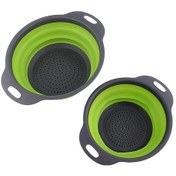 Resim Tcherchi Portatif Katlanabilir Süzgeç Yeşil 