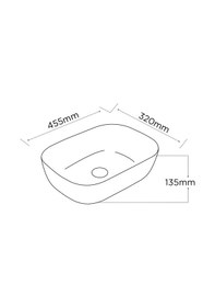 Resim Paluci Paluci Jasmine Dark Gray Çanak Lavabo 