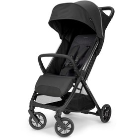 Resim Inglesina Quid3 Tek El Tek Hamle ile Katlanıp Açılan Kabin Boy Bebek Arabası Cosmic Black 