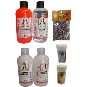 Resim Slime Slaym Yapma Seti 250Ml 4 Adet + Toz Sim 2 Adet + Köpük N11.161 