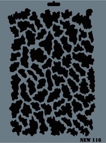 Resim Mey İthalat Rich New Seri N-116 Stencil 35x25 Cm 