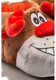 Resim Twigy Happy Unisex Hayvanlı Panduf Kahverengi 36/43 AA0632 