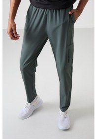 Resim Tommy Life Haki Polyester İnce Yumuşak Comfort Fit Erkek Eşofman Alt - 82120 Haki 