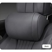 Resim Chuangyinshop Siyah Lüks Araç Başlık Yastığı - Sıfır Basınçlı Yumuşak Boyun Desteği, Uzun Yolculuklar İçin 