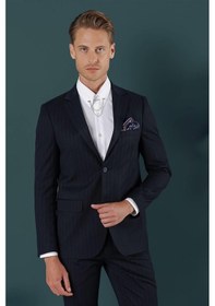 Resim Efor C 652 Slim Fit Lacivert Spor Ceket Lacivert 