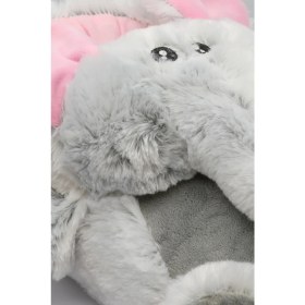Resim Twigy Elephant Kadın Hayvanlı Panduf Gri 36/41 