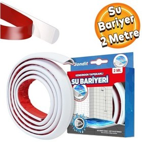 Resim Bondit Su Bariyeri Kapı Altı Sızdırmaz Su Tutucu Yapışkanlı Slikon Bant Bandı 2 Metre Bnd01020015 