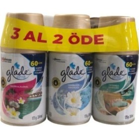 Resim Glade Okyanus Sessizliği + Temizliğin Ferahlığı + Tropikal Floral Oda Kokusu Sprey 3 x 269 ML 