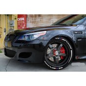 Resim Performance Stickers Lastik Yazısı M Power + Kuyruk Araç Lastik Stikeri 31mm 8 adet Tüm Lastik Yanaklarına Uyumlu 