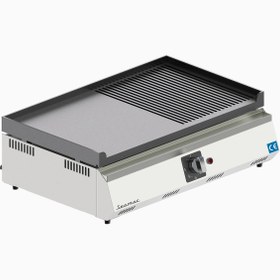 Resim seamac 70 Cm Döküm Yarım Oluk Elektrikli Izgara 