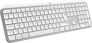 Resim Logitech MX Keys S – Açık gri, İskandinav QWERTY düzeni 