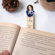 Resim Güzeller Güzeli Annem Karikatürlü Çubuk Kitap Ayracı 