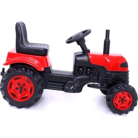 Resim Feyza Design Çocuklar Için Römorklu ve Pedallı Traktör, 3+ Yaş, 40 kg Taşıma Kapasitesi 