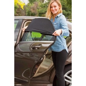 Resim Joseki 80x50 cm Araba Camı Güneşliği Arka Koltuk Sineklik Özellikli Çıkartılabilir Tasarım 