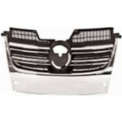 Resim Volkswagen Jetta Ön Panjur Sensör Delikli Krom Kuşaklı 2006-2011 1k5853653c9b9 