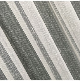 Resim Perdefony Çizgili Şantuk Tül Perde Beyaz Ekru Ve Krem 