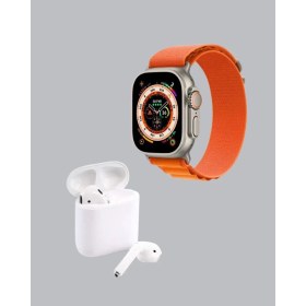 Resim S8 Ultra Akıllı Saat ve Bluetooth Kablosuz Kulaklık 2’li Set Nemere 